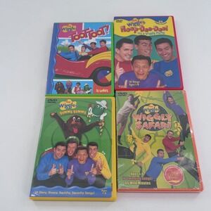 The Wiggles DVD Lot 4 Kids Movies Toot Toot Safari Yummy Hoop-Dee-Doo